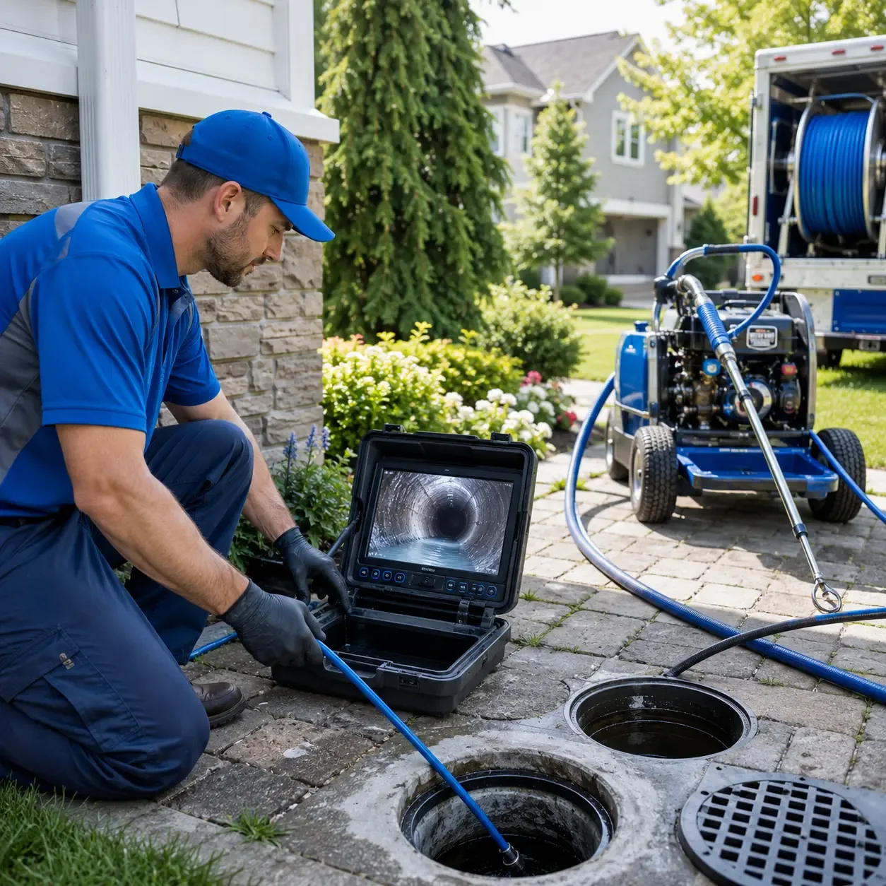 Outdoor drain cleaning professionals serving Waco, GA