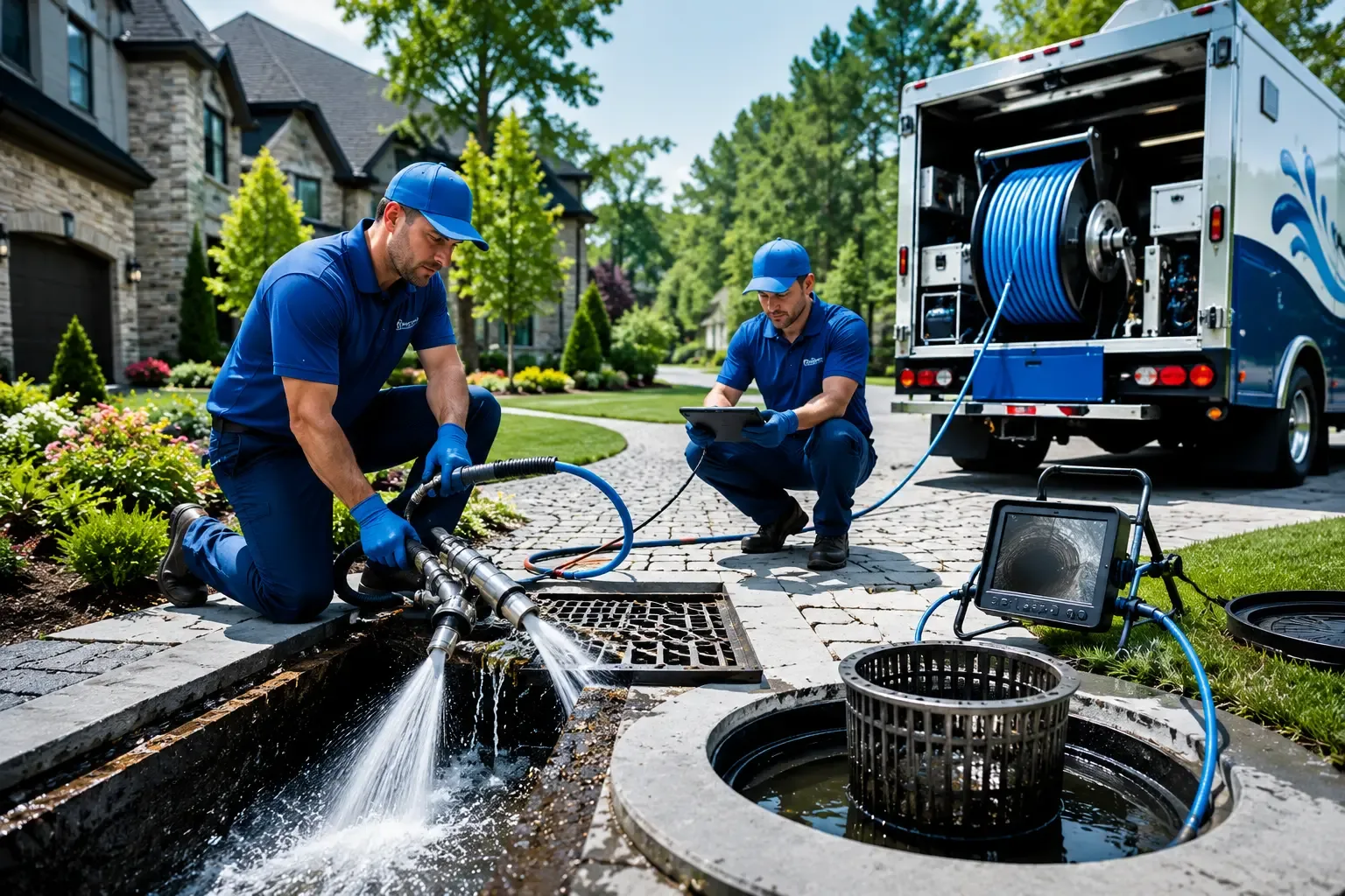 Local outdoor drain cleaning professionals in Waco, GA